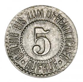 5 pfennig 1919 Stronie Slaskie / Seitenberg