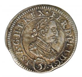 Picture for: 3 kreuzer 1625, Ferdynand II, Habsburg, Austria, Graz,