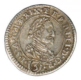 Picture for: 3 kreuzer 1626, Ferdynand II, Habsburg, Austria, Graz,