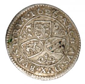 Picture 2 for: 3 kreuzer 1626, Ferdynand II, Habsburg, Austria, Graz,