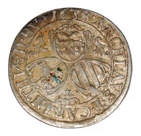 Picture 2 for: 3 kreuzer 1638 Ferdynand III Habsburg Austria Sant Veit