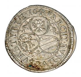 Picture 2 for: 3 kreuzer 1640 Ferdynand III Habsburg Austria Graz