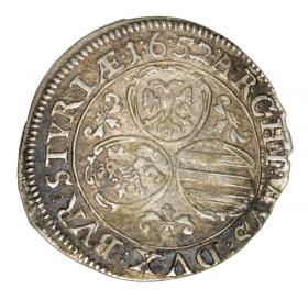Picture 2 for: 3 kreuzer 1652 Ferdynand III Habsburg Austria Graz