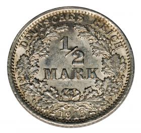 Picture for: 1/2 mark 1915 A Wilhelm II Germany Berlin