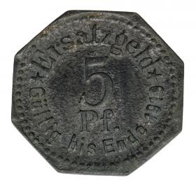 Picture for: 5 pfennig 1917 Szczecin Stettin