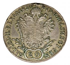 Picture 2 for: 20 krezuer 1820 Francis II Austria Wien