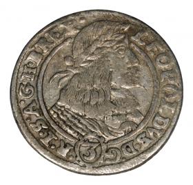 Picture for: 3 krezuer 1661 Leopold I Silesia Wroclaw