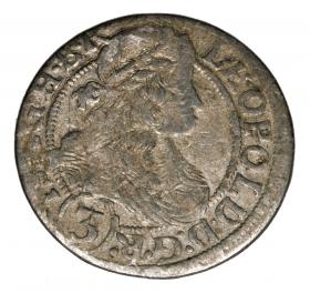 Picture for: 3 krezuer 1666 Leopold I Silesia Wroclaw