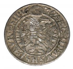 Picture 2 for: 3 krezuer 1666 Leopold I Silesia Wroclaw