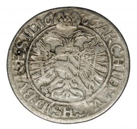 3 krezuer 1666 Leopold I Silesia Wroclaw