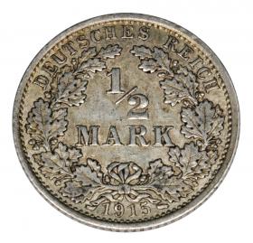 Picture for: 1/2 mark 1915 Wilhelm II, Prussia Berlin