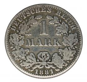 Picture for: 1 mark 1881 Wilhelm I Prussia Berlin