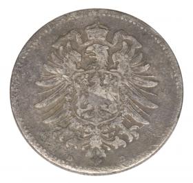 Picture 2 for: 1 mark 1881 Wilhelm I Prussia Munich
