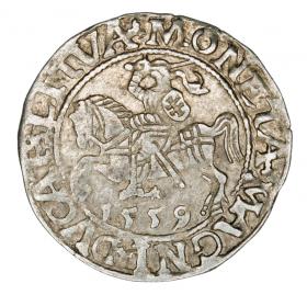 Half groschen 1559 Sigismund II Augustus Lithuania Vilnius
