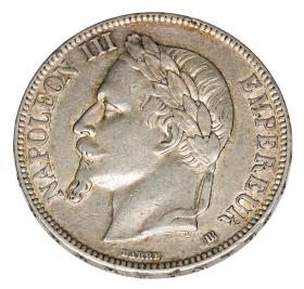 Picture for: 5 francs 1868 Napoleon III France Strasbourg