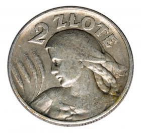 Picture for: 2 zlote 1925 Woman with ears of corn Second Polish Republic London