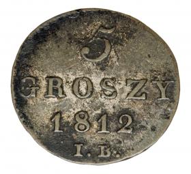 Picture 2 for: 5 Groschen 1812 Friedrich August I Duchy of Warsaw Warsaw