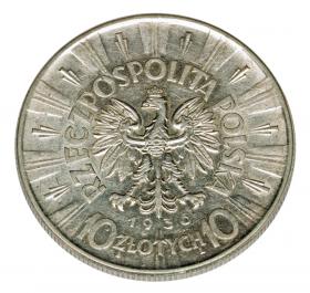 Picture 2 for: 10 zlotych Jozef Pilsudski 1936 Warsaw