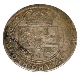 Picture 2 for: 30 groschen 1663 John Casimir Krakow