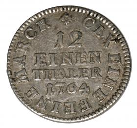 Picture 2 for: 1/12 thaler 1764 Friedrich August I III Germany Leipzig