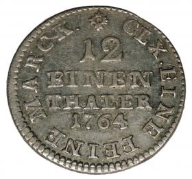 Picture 2 for: 1/12 thaler 1764 Friedrich August I III Germany Dresden