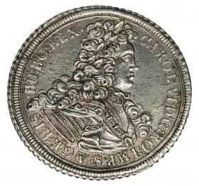 Thaler 1714 Charles II Silesia Wroclaw