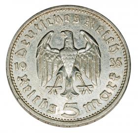 Picture 2 for: 5 mark 1935 Germany Muldenhutten