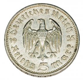 Picture 2 for: 5 mark 1935 E Germany Muldenhutten