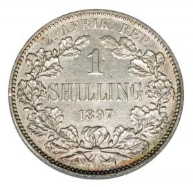 Picture 2 for: 1 schilling 1897 South Africa