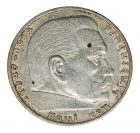 Picture for: 2 mark 1937 A Paul von Hindenburg swastika Germany Berlin