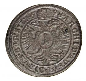 1 kreuzer 1698 Leopold I Brzeg