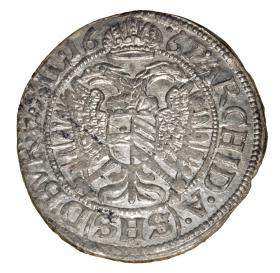 3 kreuzer 1667 Leopold I Wroclaw