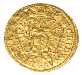 1/4 ducat 1696 Leopold I Wroclaw Silesia