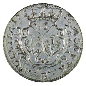 Picture 2 for: Szóstak 1756 Frederick II the Great Prussia Wroclaw B
